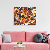 SPRITZER LXXI - Aktionsgemälde - Leinwanddruck (Insitu (Wohnzimmer))