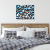 SPRITZER LXXIII - Aktionsgemälde - Leinwanddruck (Insitu (Schlafzimmer))