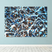 SPRITZER LXXIII - Aktionsgemälde - Leinwanddruck (Insitu (Holzboden))