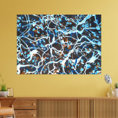 SPRITZER LXXIII - Aktionsgemälde - Leinwanddruck (Insitu (Wohnzimmer))