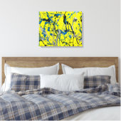 SPRITZER LXXIV - Aktionsgemälde - Leinwanddruck (Insitu (Schlafzimmer))