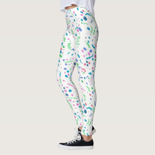 Spritzer-Malerei-Leggings Leggings (Links)