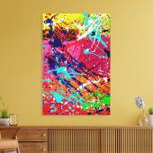 Spritzer Mind_01 Canvas Print Leinwanddruck (Insitu (Wohnzimmer))