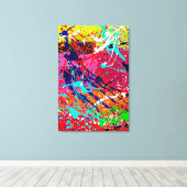 Spritzer Mind_01 Canvas Print Leinwanddruck (Insitu (Holzboden))