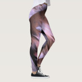 Spritzer mit Aquarellfarbe Abstrakt Pinselstriche Leggings (Rechts)