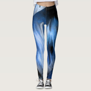 Spritzer mit Aquarellfarbe Abstrakt Pinselstriche  Leggings
