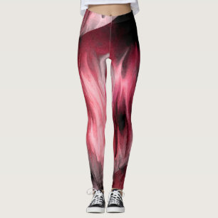 Spritzer mit Aquarellfarbe Abstrakt Pinselstriche Leggings