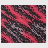 Spritzer mit roten und violetten Farben Abstrakte  Geschenkpapier (Flach)