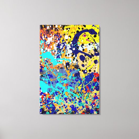 Spritzer Multi Colors_02 Canvas Print Leinwanddruck (Vorderseite)