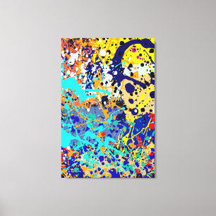 Spritzer Multi Colors_02 Canvas Print Leinwanddruck