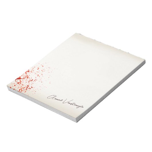 Spritzer Notizblock (Rotiert)