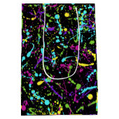 Spritzer Paint-Colorful- Mittlere Geschenktüte (Rückseite)