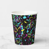 Spritzer Paint-Colorful- Pappbecher (Links)