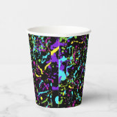 Spritzer Paint-Colorful- Pappbecher (Rechts)