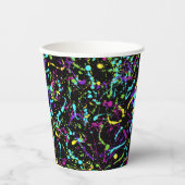 Spritzer Paint-Colorful- Pappbecher (Vorderseite)