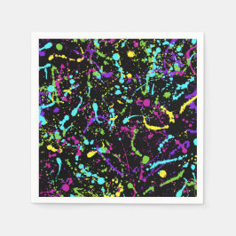 Spritzer Paint-Colorful- Serviette