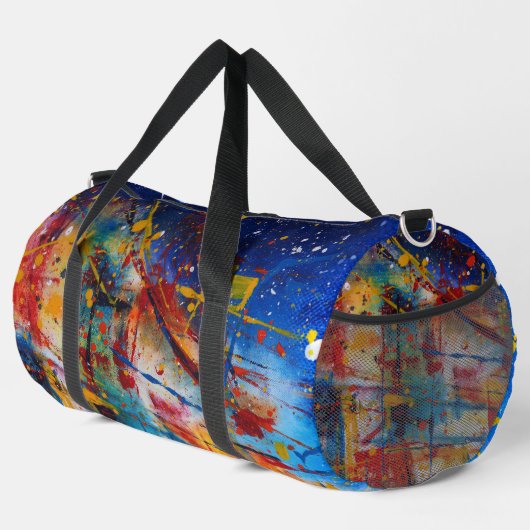Spritzer Paint Duffle Bag (Rechte Ecke)