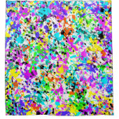 Spritzer Paint Duschvorhang (Vorderseite)