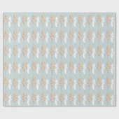 Spritzer-Paint Feathers Geschenkpapier (Flach)