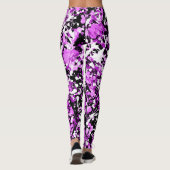Spritzer Paint in Orchid Leggings (Rückseite)