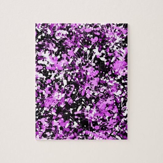Spritzer Paint in Orchid Puzzle (Vertikal)