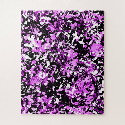Spritzer Paint in Orchid Puzzle (Vertikal)