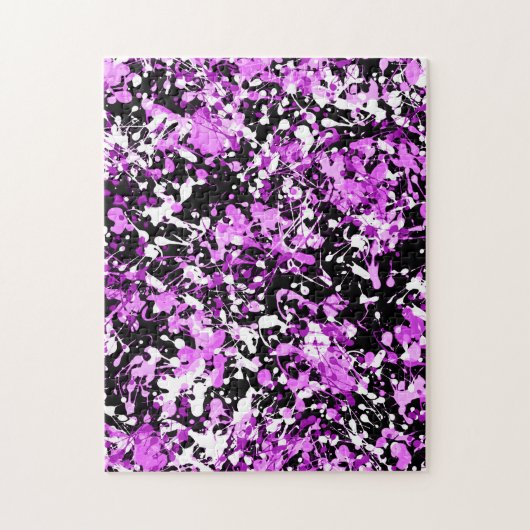 Spritzer Paint in Orchid Puzzle (Vertikal)