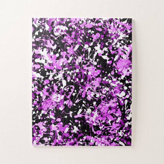 Spritzer Paint in Orchid Puzzle (Vertikal)