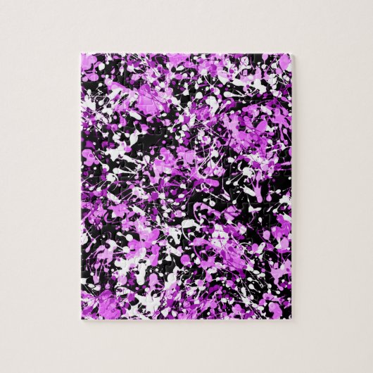 Spritzer Paint in Orchid Puzzle (Vertikal)