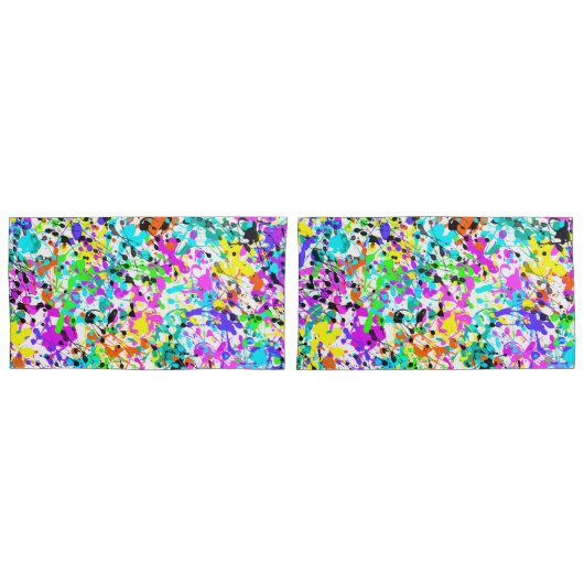 Spritzer Paint Kissenbezug (Vorderseite-Set)