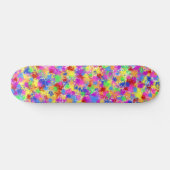 Spritzer Paint Rainbow Bright farbiger Hintergrund Skateboard (Horizontal)