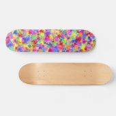 Spritzer Paint Rainbow Bright farbiger Hintergrund Skateboard (Horizontal)