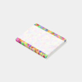Spritzer Paint Rainbow of Bright Color Background Post-it Klebezettel (angewinkelt)