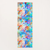Spritzer Paint Rainbow of Bright Color Background Yogamatte (Rückseite)
