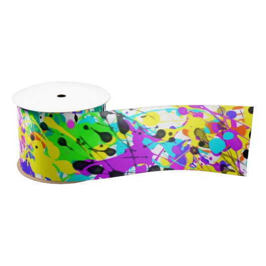 Spritzer Paint Satinband (Spule)