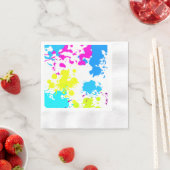 Spritzer, Paintball, Neon Paper Napkins Serviette (Beispiel)