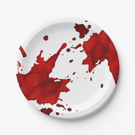 Spritzer Pappteller (Vorderseite)