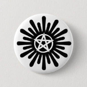Spritzer-Pentagramm Button
