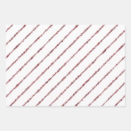 Spritzer pinstripe Geschenkblätter Geschenkpapier Set (Vorderseite 2)