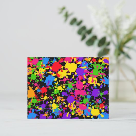 Spritzer Postkarte (Stehend Vorderseite)