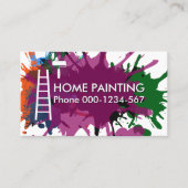 Spritzer-Roller Pinselspitze Visitenkarte (Vorderseite)