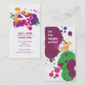 Spritzer-Scheren Visitenkarte (Vorne/Hinten)