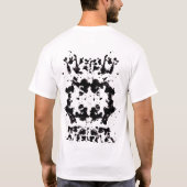 Spritzer Schwarz-Weiß-T - Shirt (Rückseite)