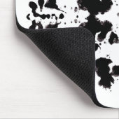 Spritzer Schwarzweiß-Maus-Pad Mousepad (Ecke)