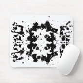 Spritzer Schwarzweiß-Maus-Pad Mousepad (Mit Mouse)