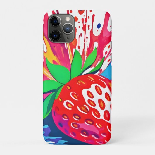 Spritzer Strawberry Splash Case-Mate iPhone Hülle (Rückseite)