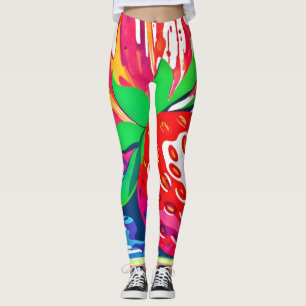 Spritzer Strawberry Splash Leggings