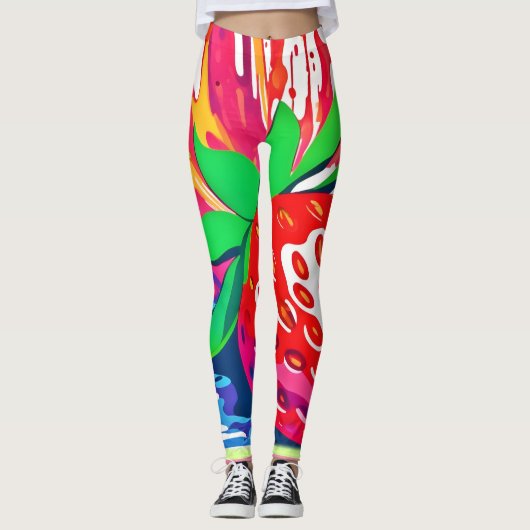 Spritzer Strawberry Splash Leggings (Vorderseite)