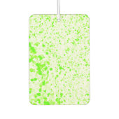 Spritzer Textur - Limettengrün Autolufterfrischer (Vorderseite)