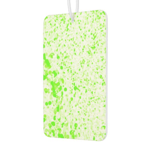 Spritzer Textur - Limettengrün Autolufterfrischer (Links)